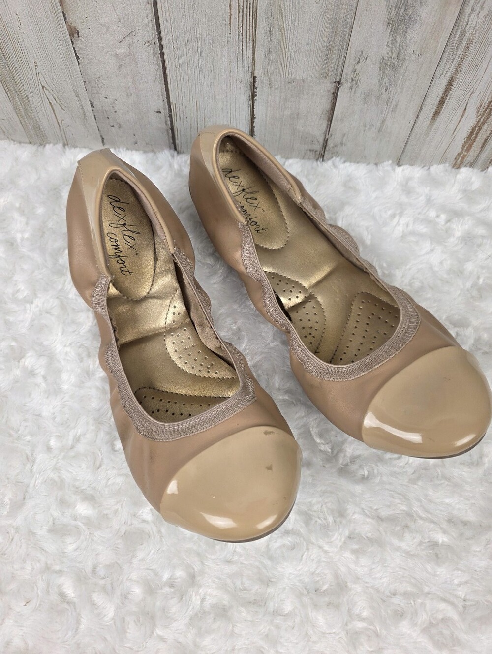 Dexflex Comfort Women's Nude Ballet Flats Size 9